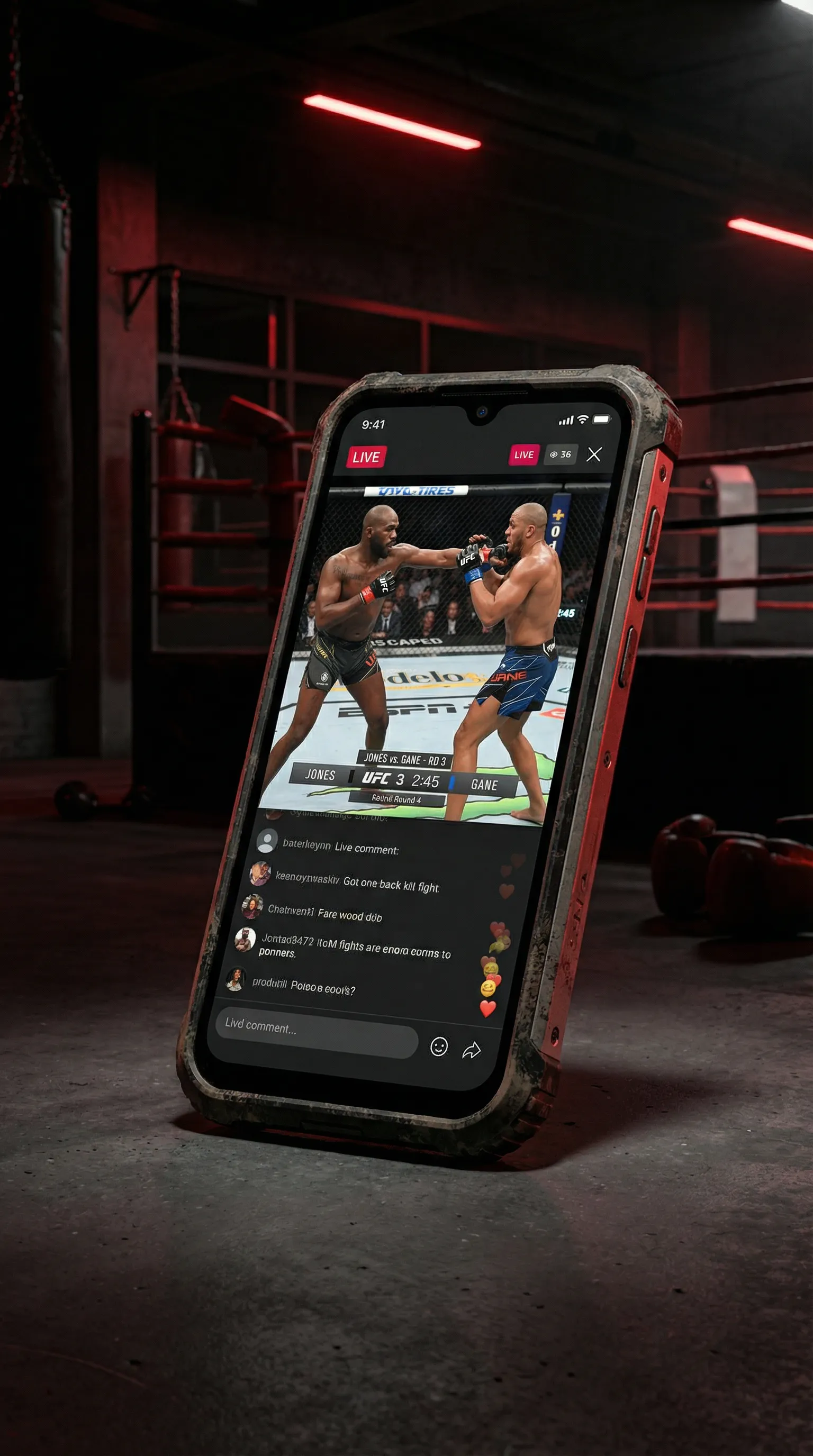 痞幼黑料口猴子视频 移动端APP格斗直播界面